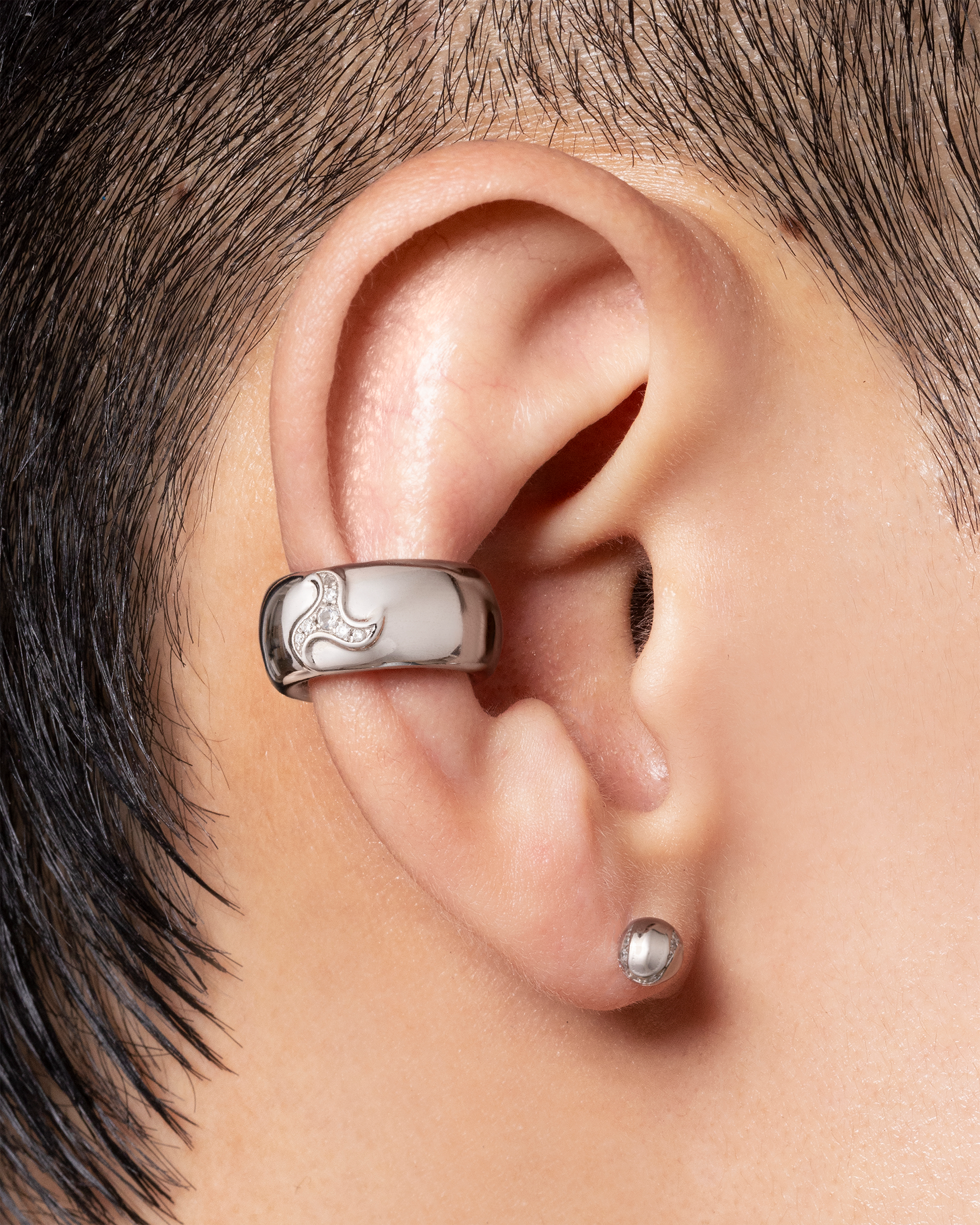 Wheel Of Joy Ear Cuff