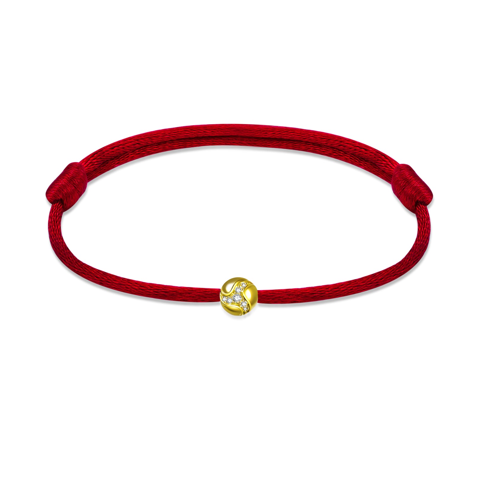 Dragon Ball Red Bracelet_Gold