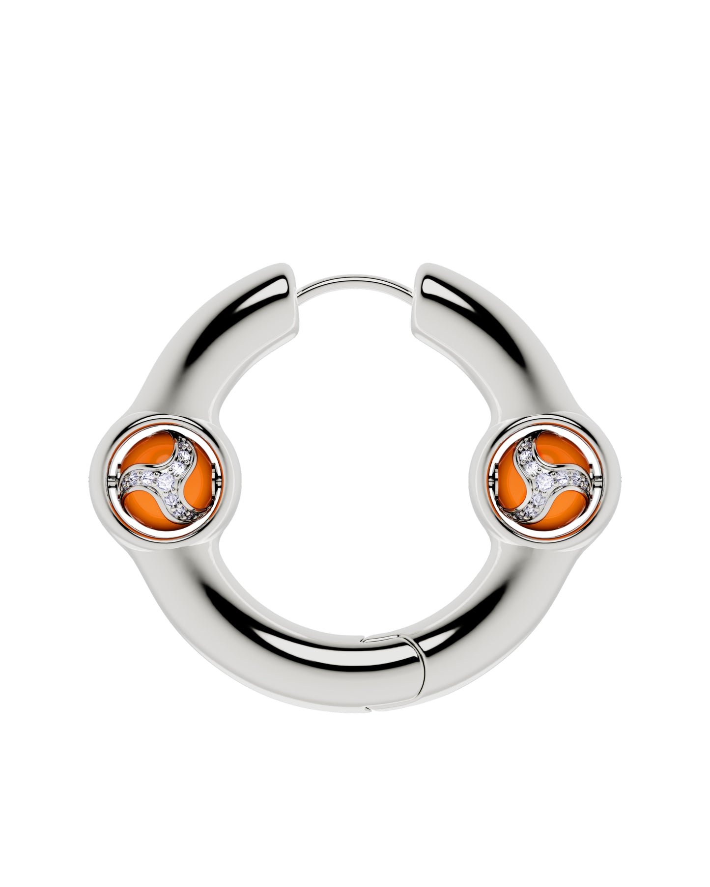 Portal Of Joy Earrings Orange Large
