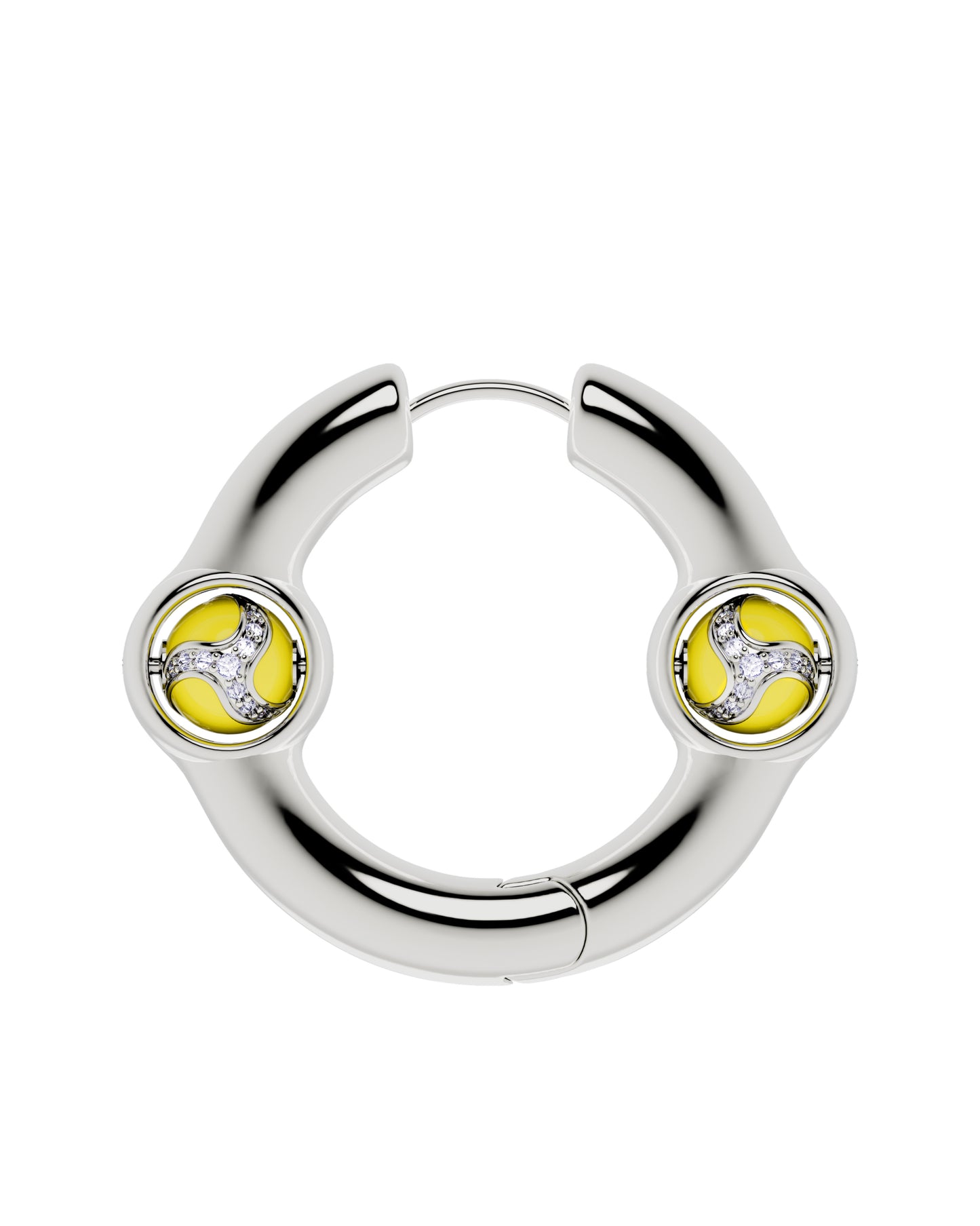 Portal Of Joy Earrings Yellow Large