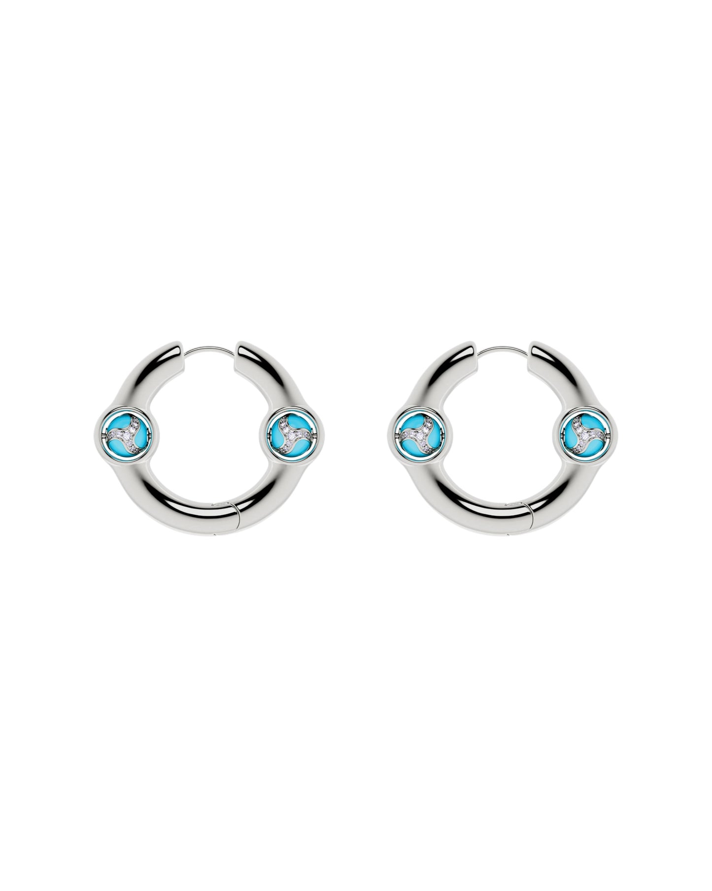 Portal Of Joy Earrings Blue Small