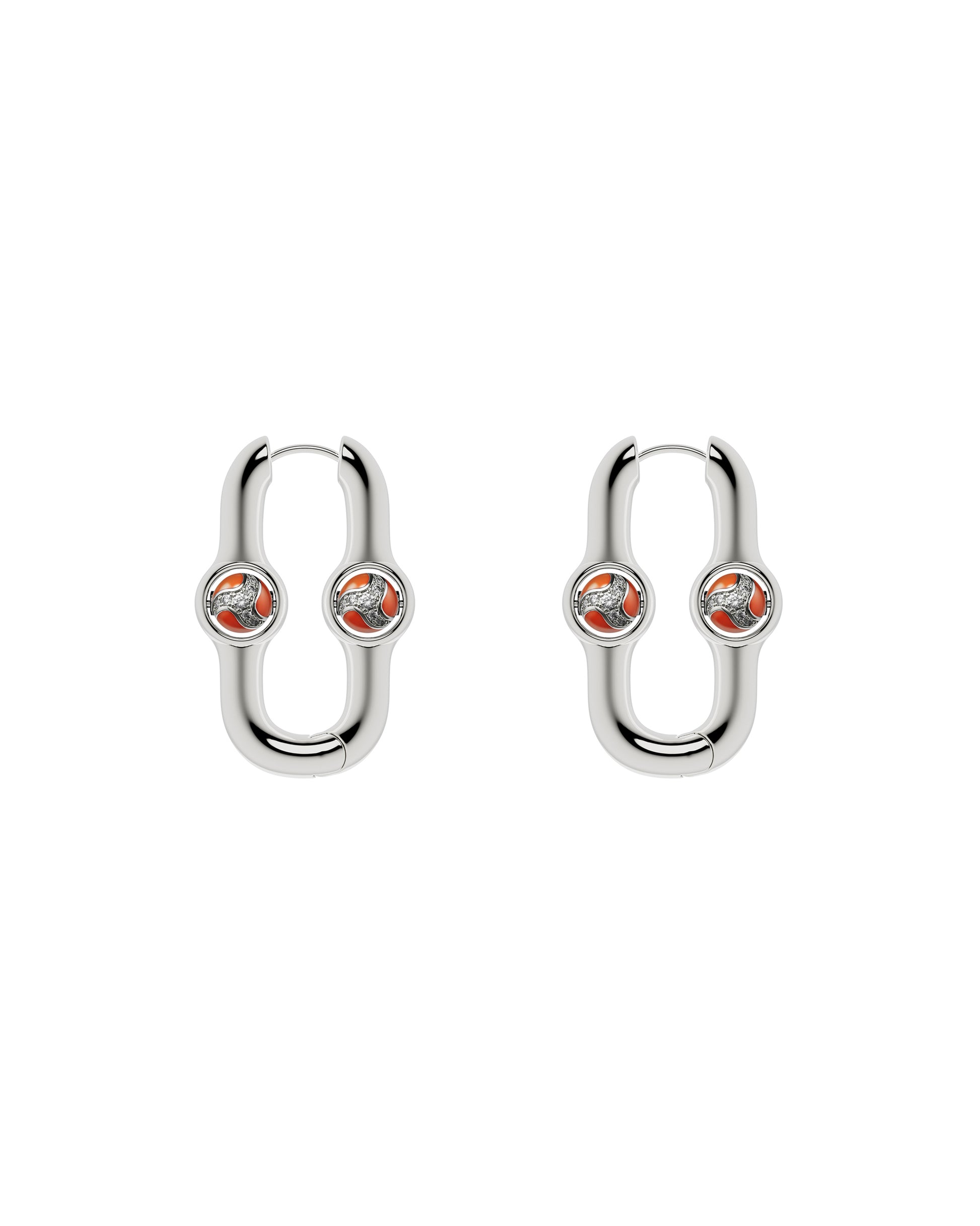 Gate Of Joy Earrings Orange Small