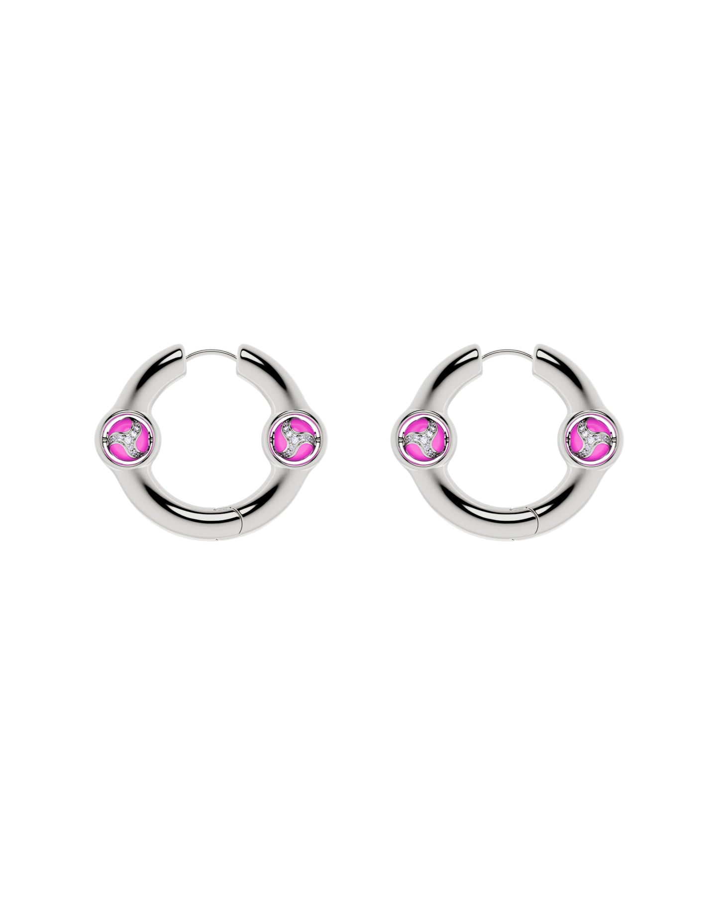 Portal Of Joy Earrings Pink Small