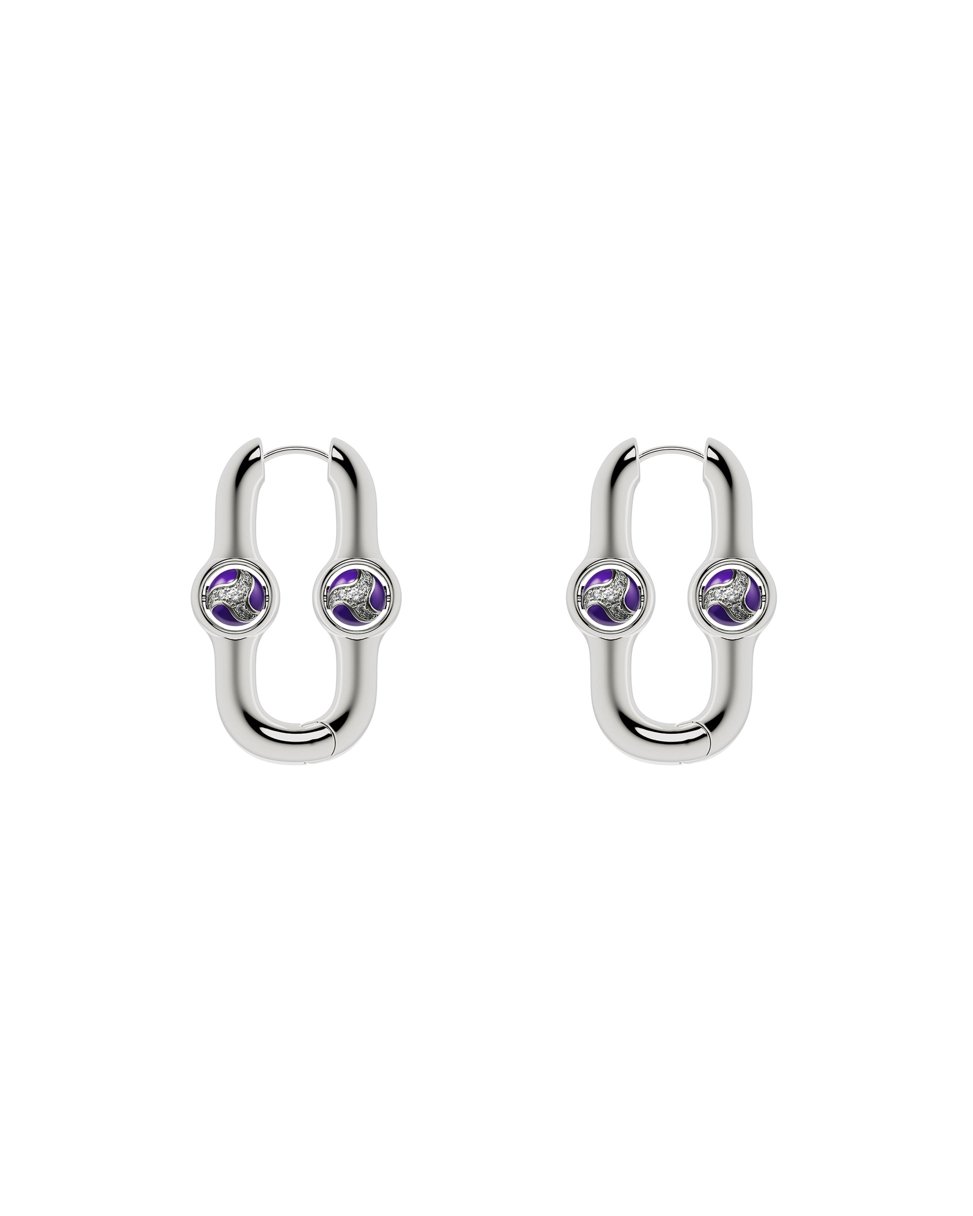 Gate Of Joy Earrings Purple Small