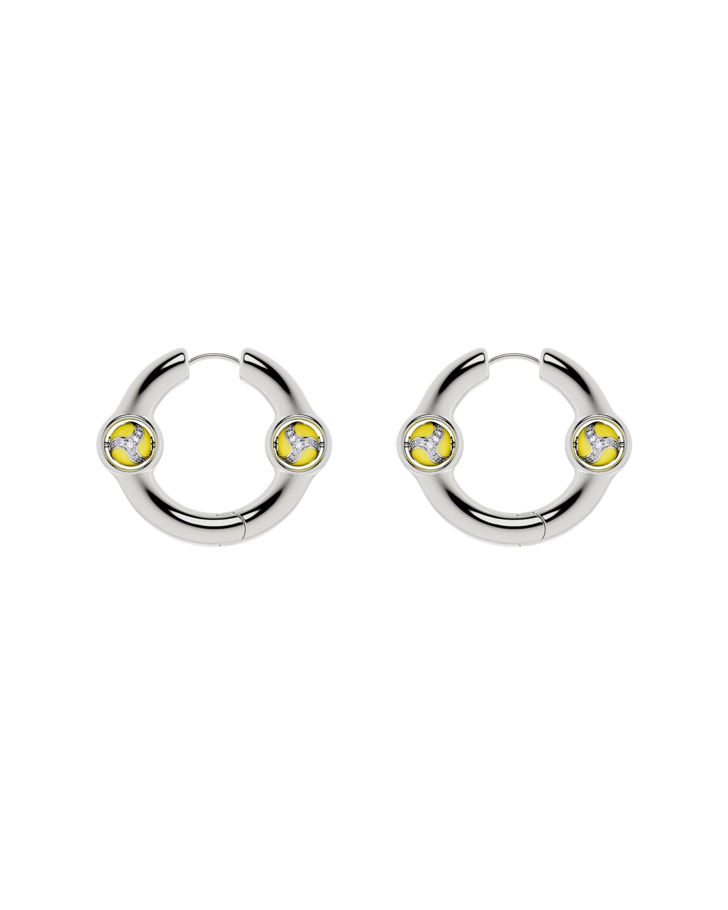 Portal Of Joy Earrings Yellow Small