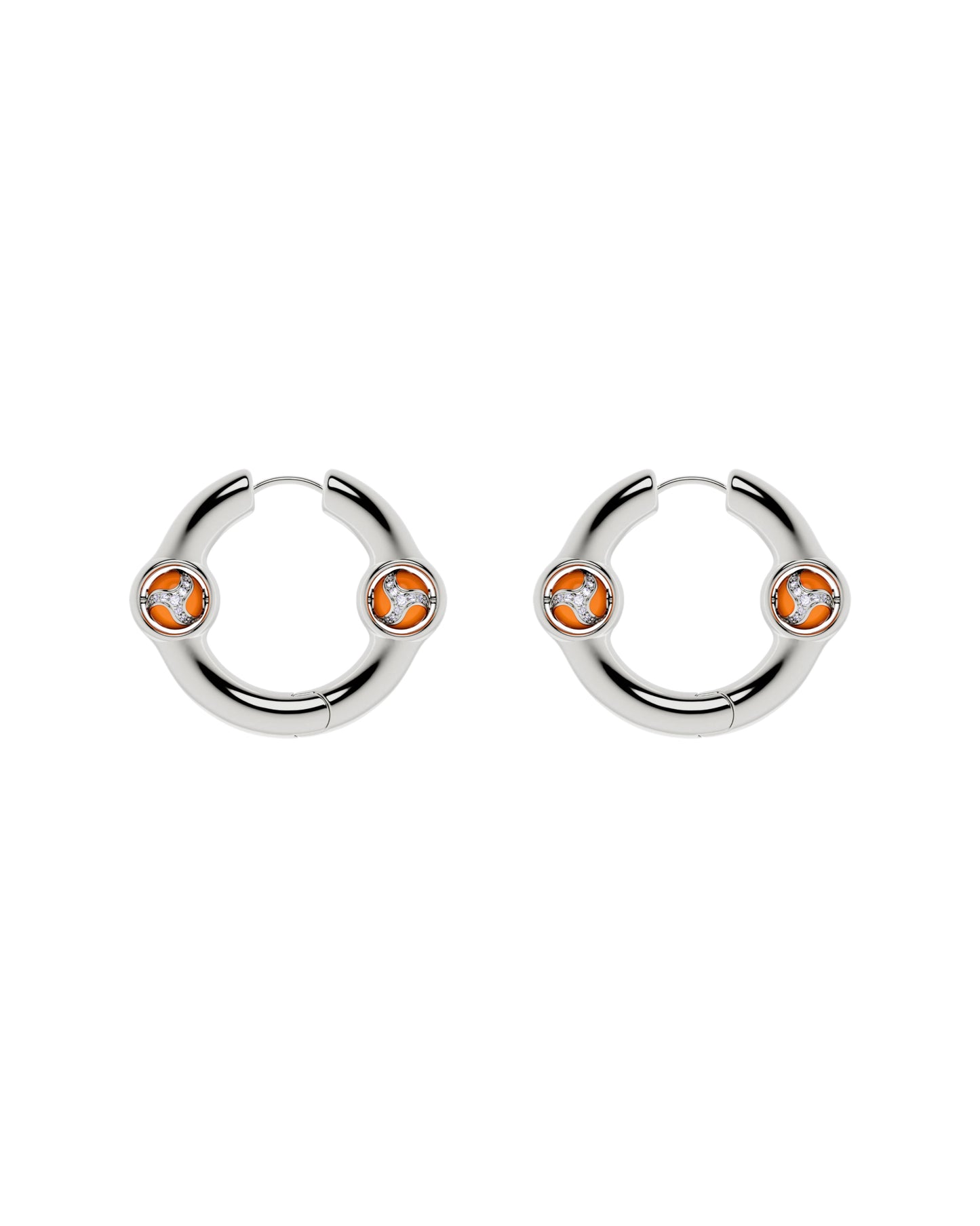 Portal Of Joy Earrings Orange Small