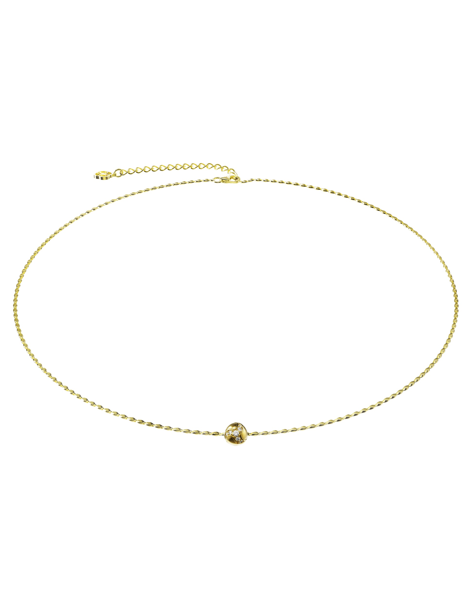 111 Dragon Ball Necklace Gold