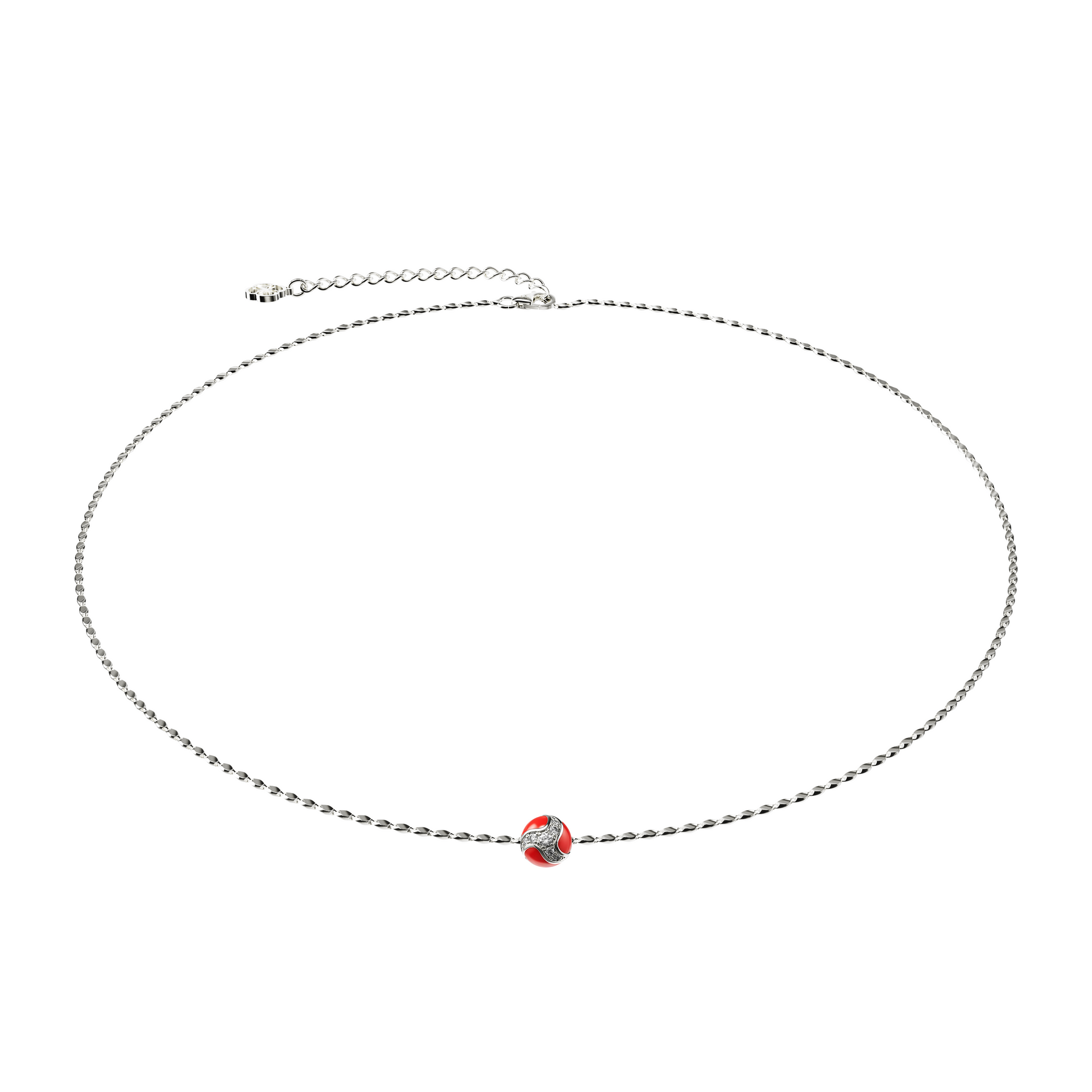 111 Dragon Ball Necklace Red