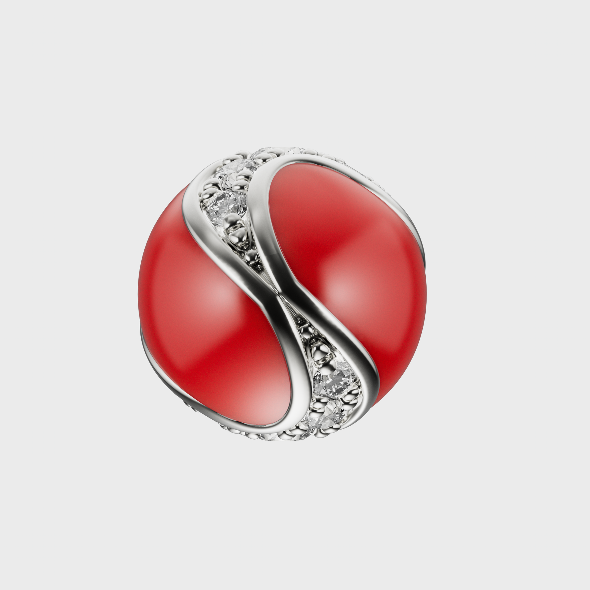 Dragon Ball Ear Stud Red