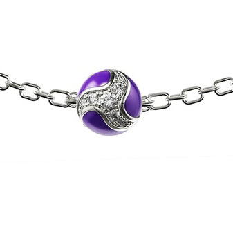 111 Dragon Ball Bracelet Purple