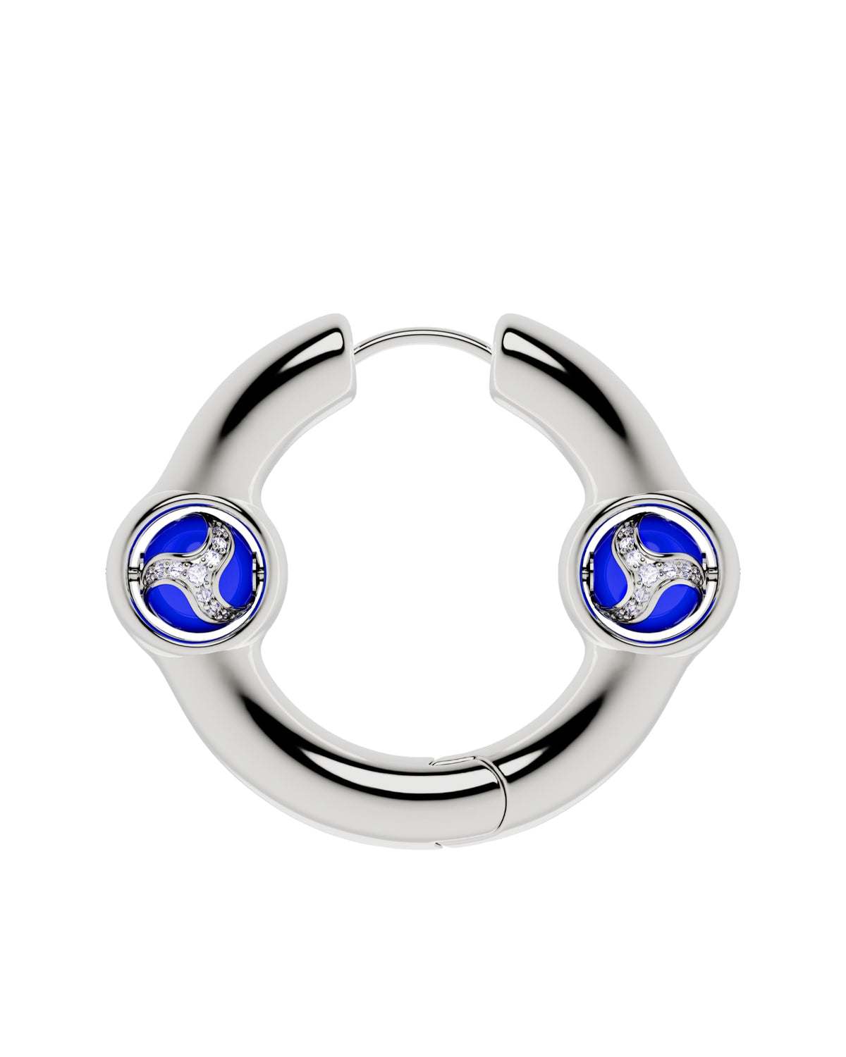 Portal Of Joy Earrings — Indigo — Large
