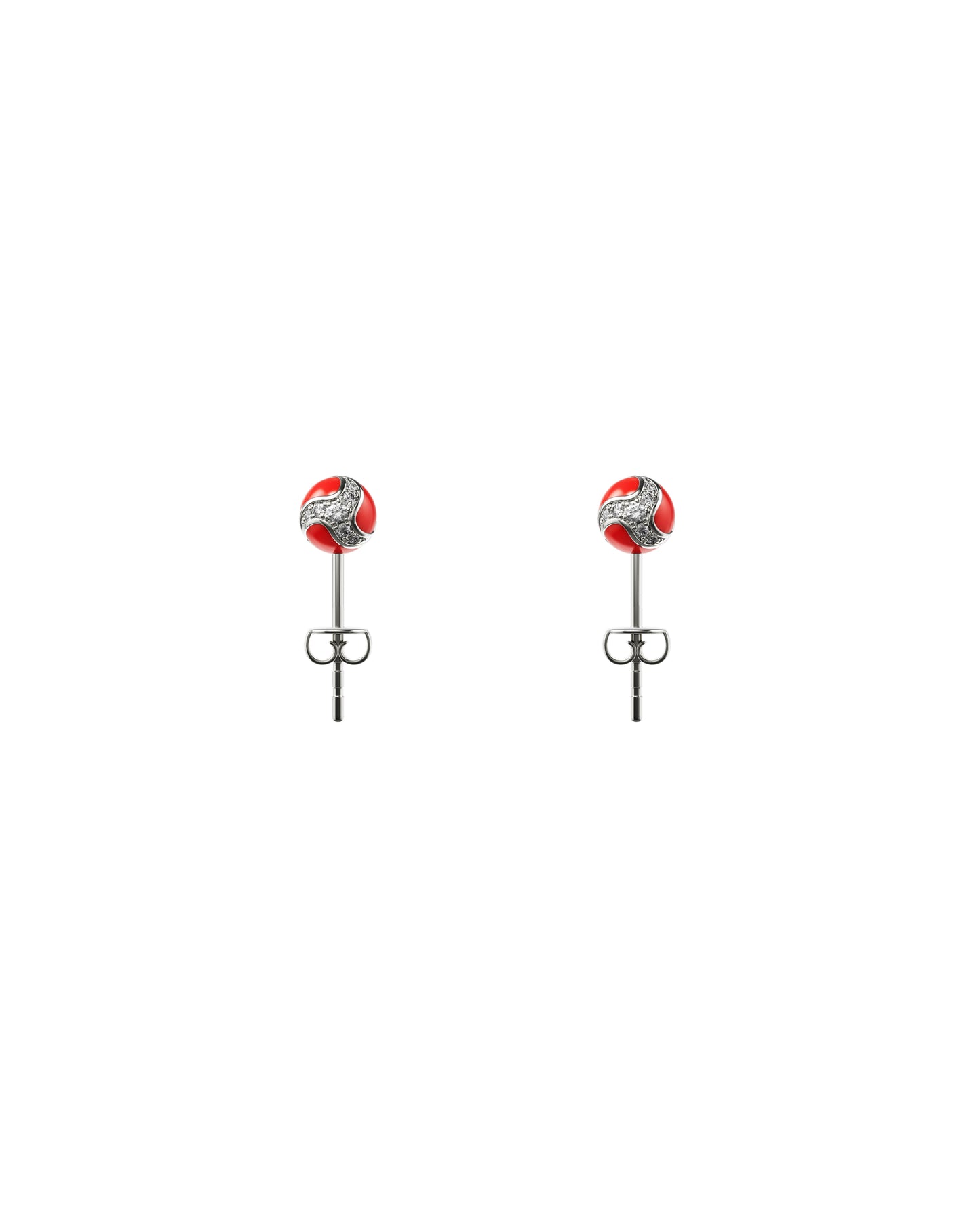 Dragon Ball Ear Stud Red