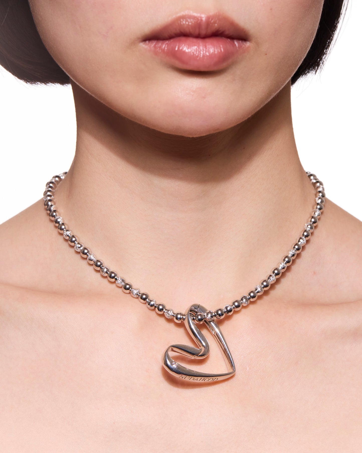 Heart Temple Clasp Small