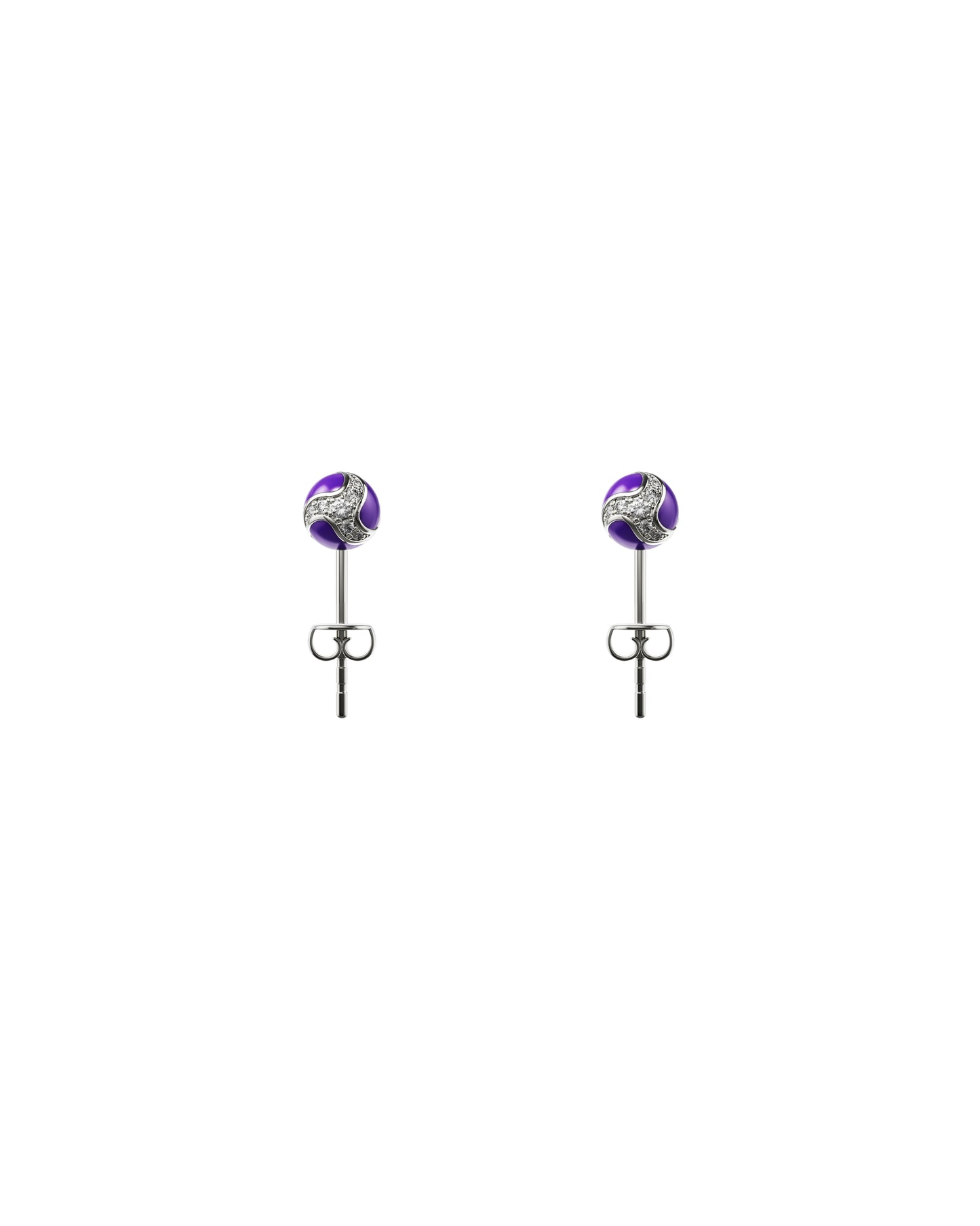 Dragon Ball Ear Stud Purple