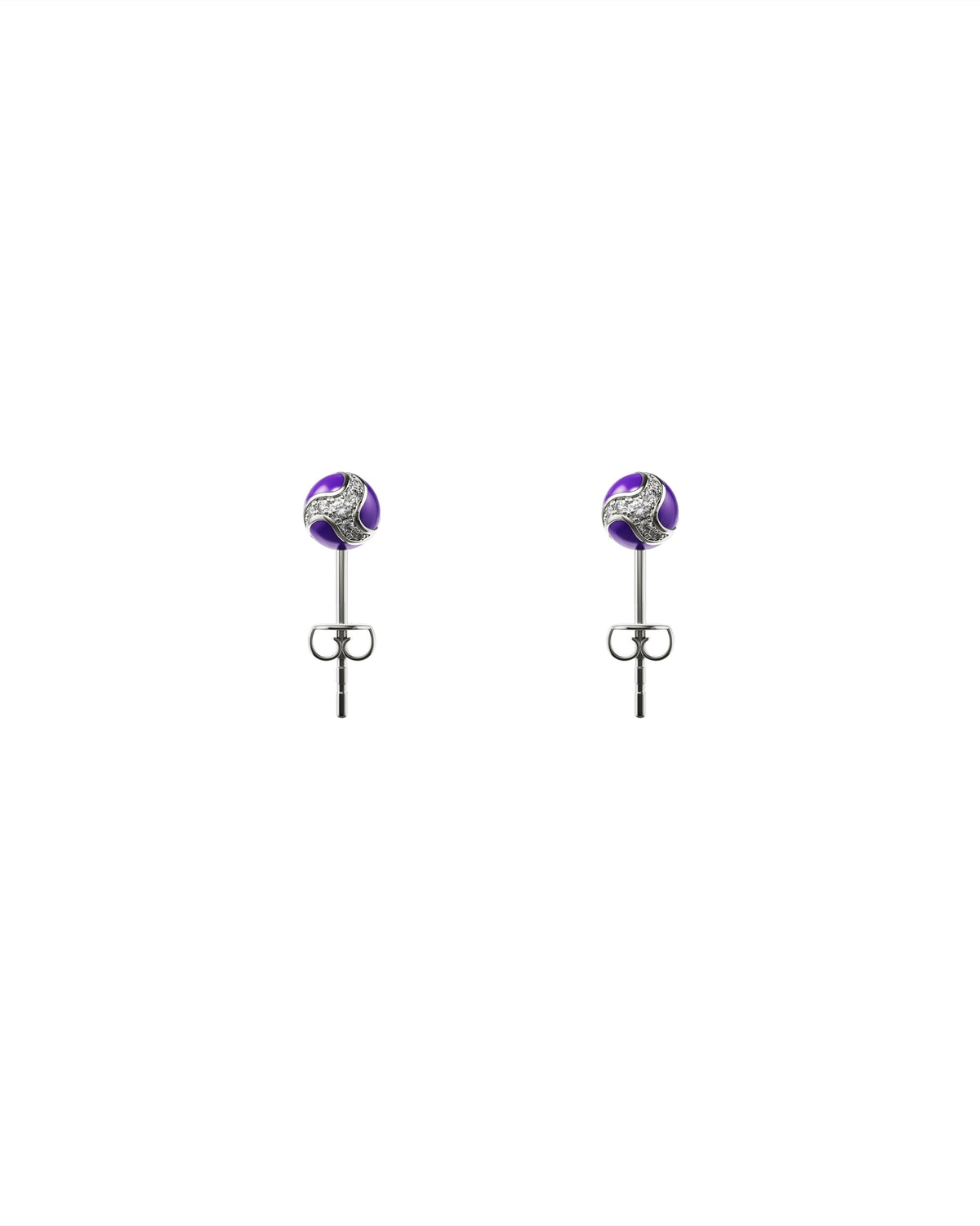 Dragon Ball Ear Stud Purple