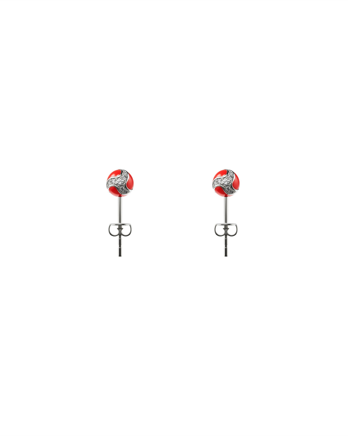 Dragon Ball Ear Stud — Red — One Size
