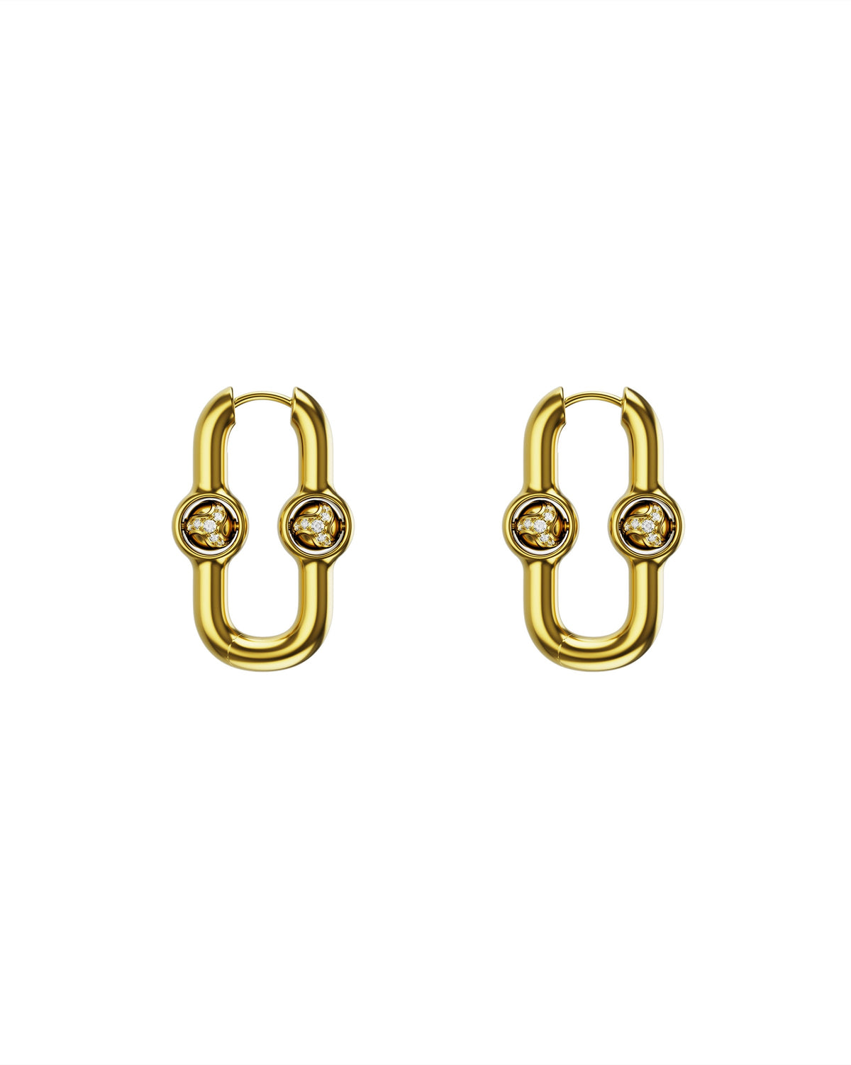 Gate Of Joy Earrings — Gold — Small