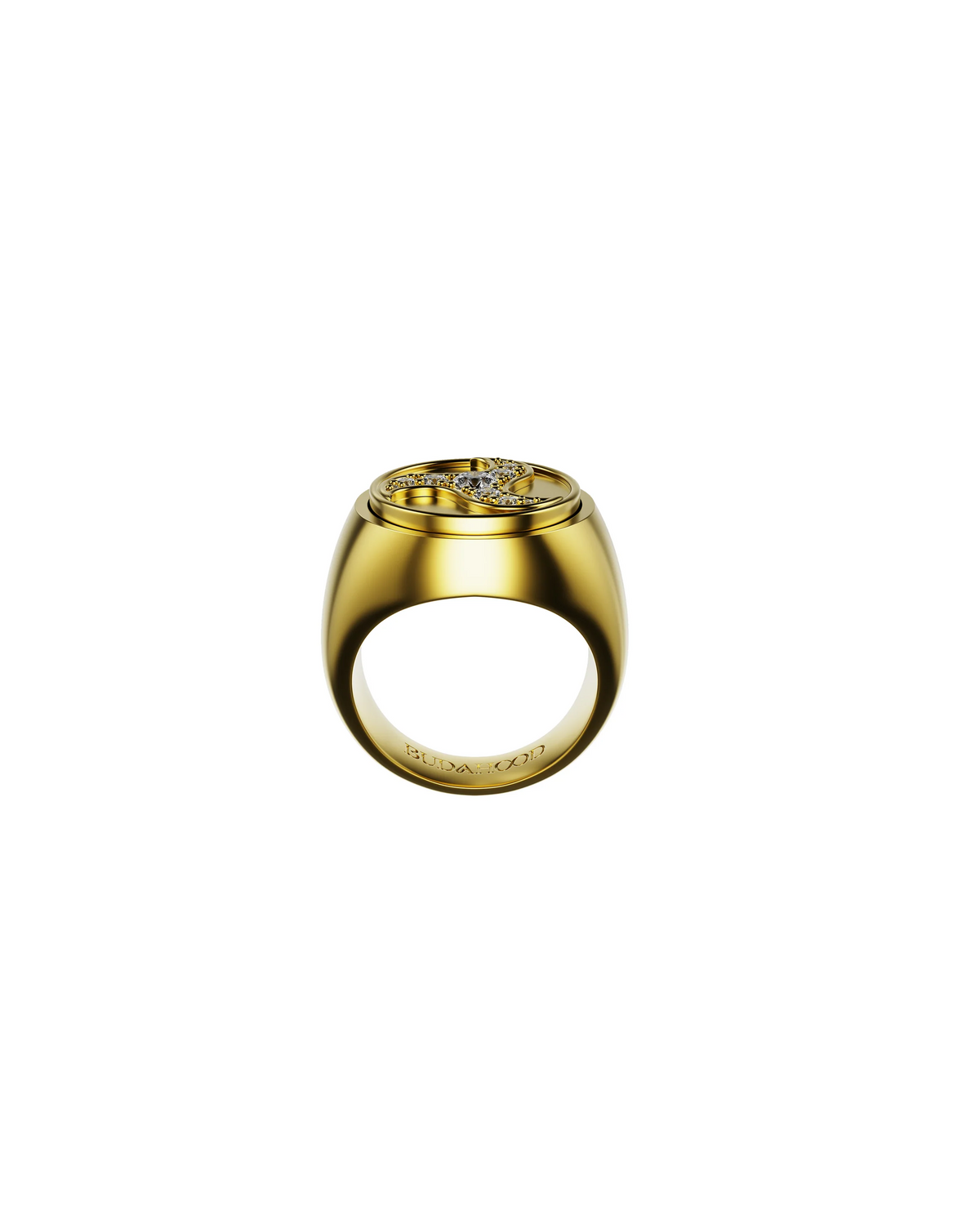 Wheel Of Joy Spinning Ring Gold