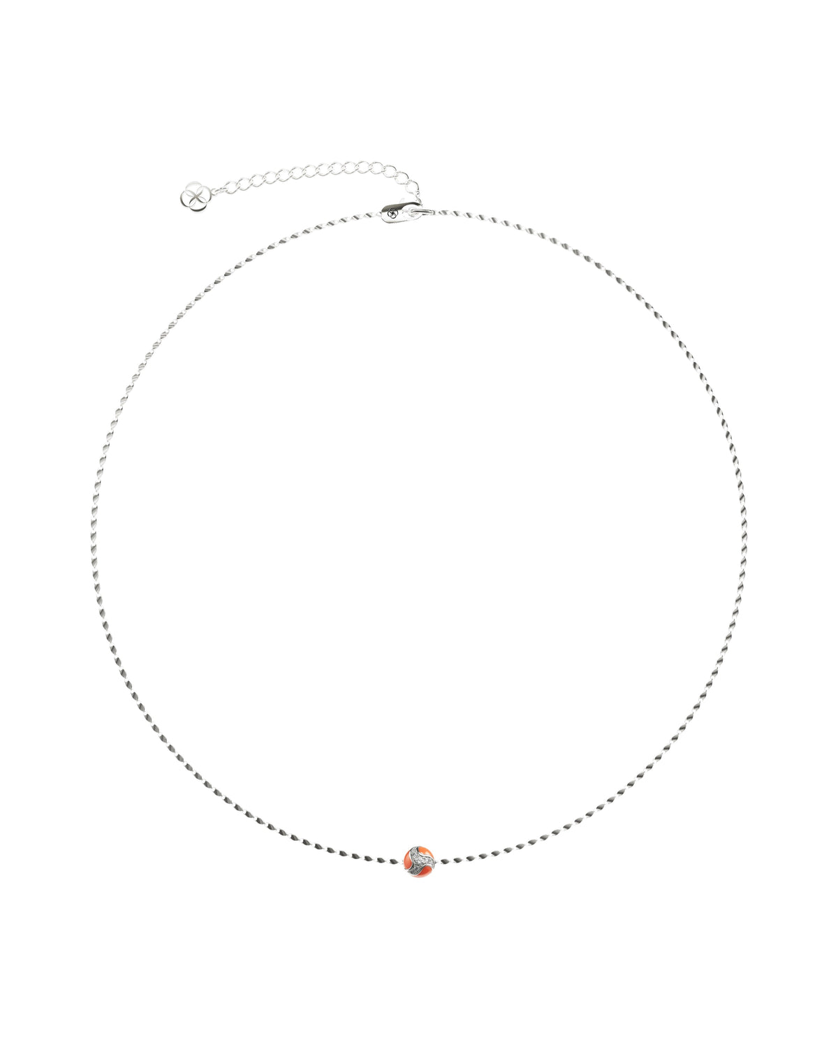 111 Dragon Ball Necklace — Orange — One Size