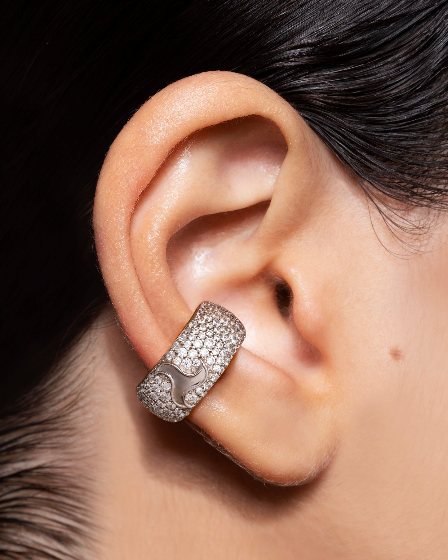 Drip Wheel Of Joy Ear Cuff