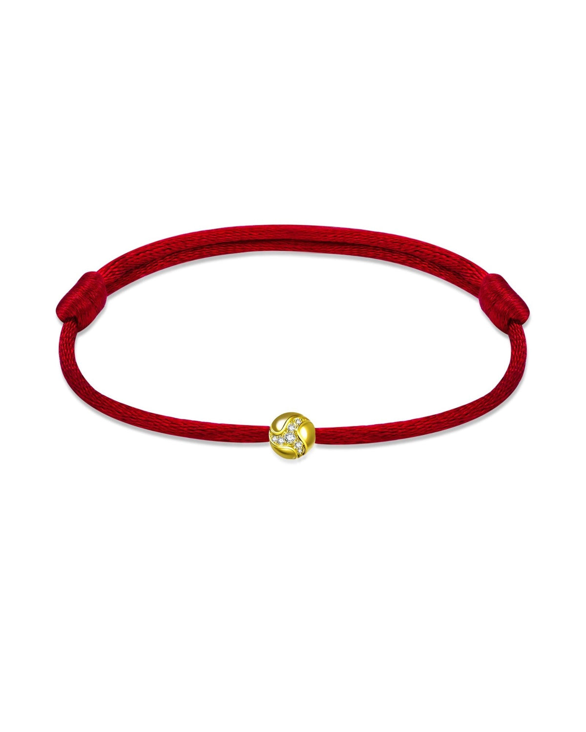Dragon Ball Red Bracelet — Gold — One Size