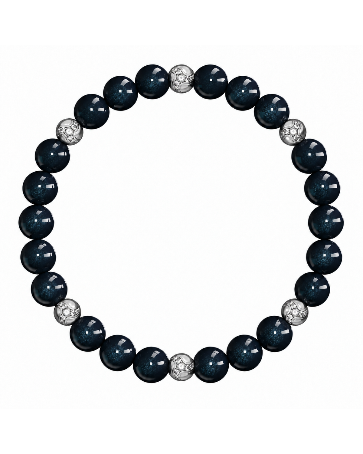 Dragon Bracelet — Blue Tiger’s Eye — One Size