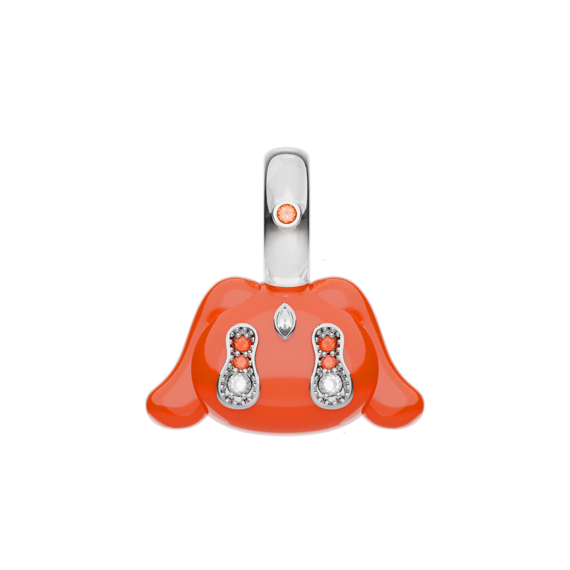 Mini Buda Pendant Orange