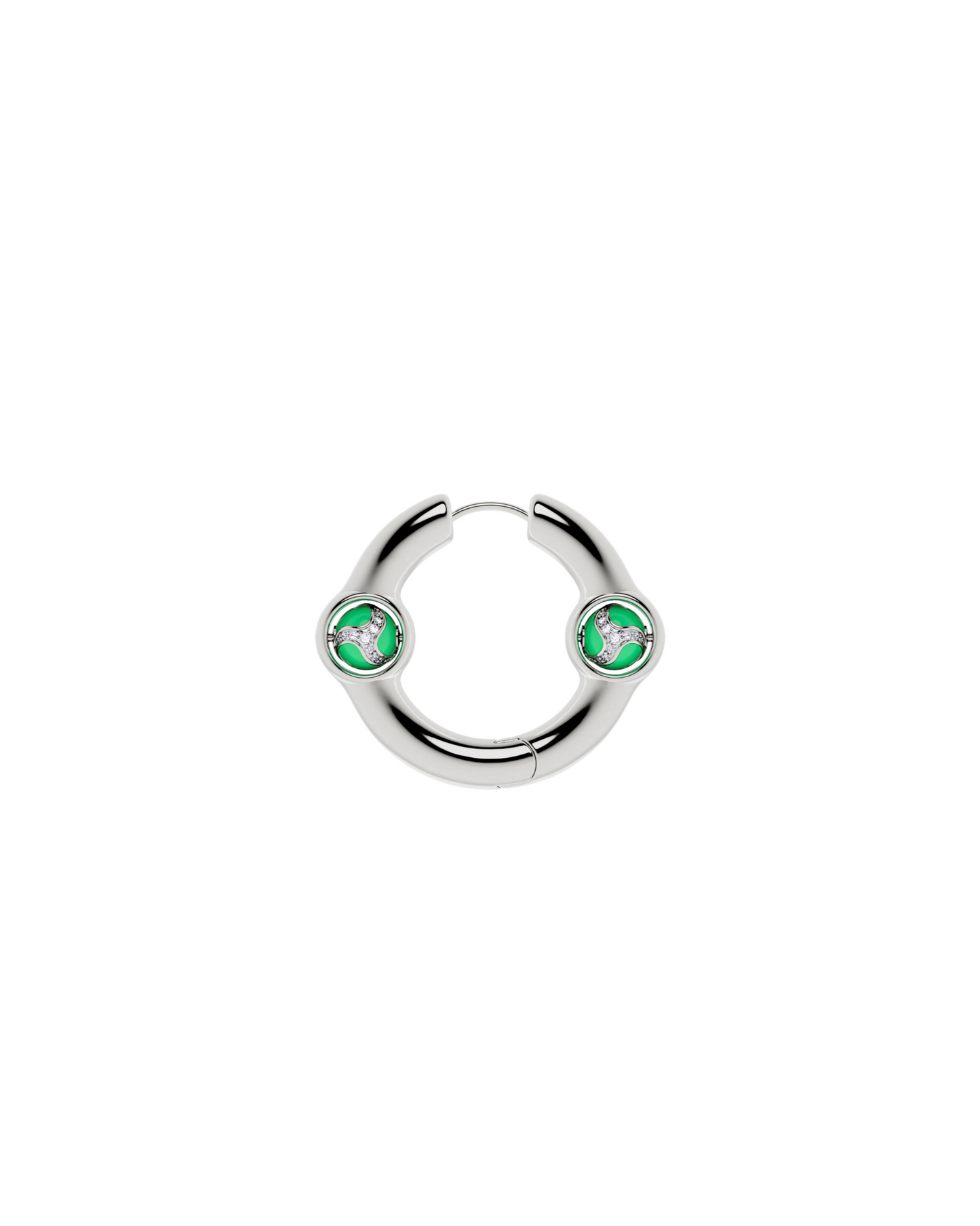 Portal Of Joy Earrings Green Small