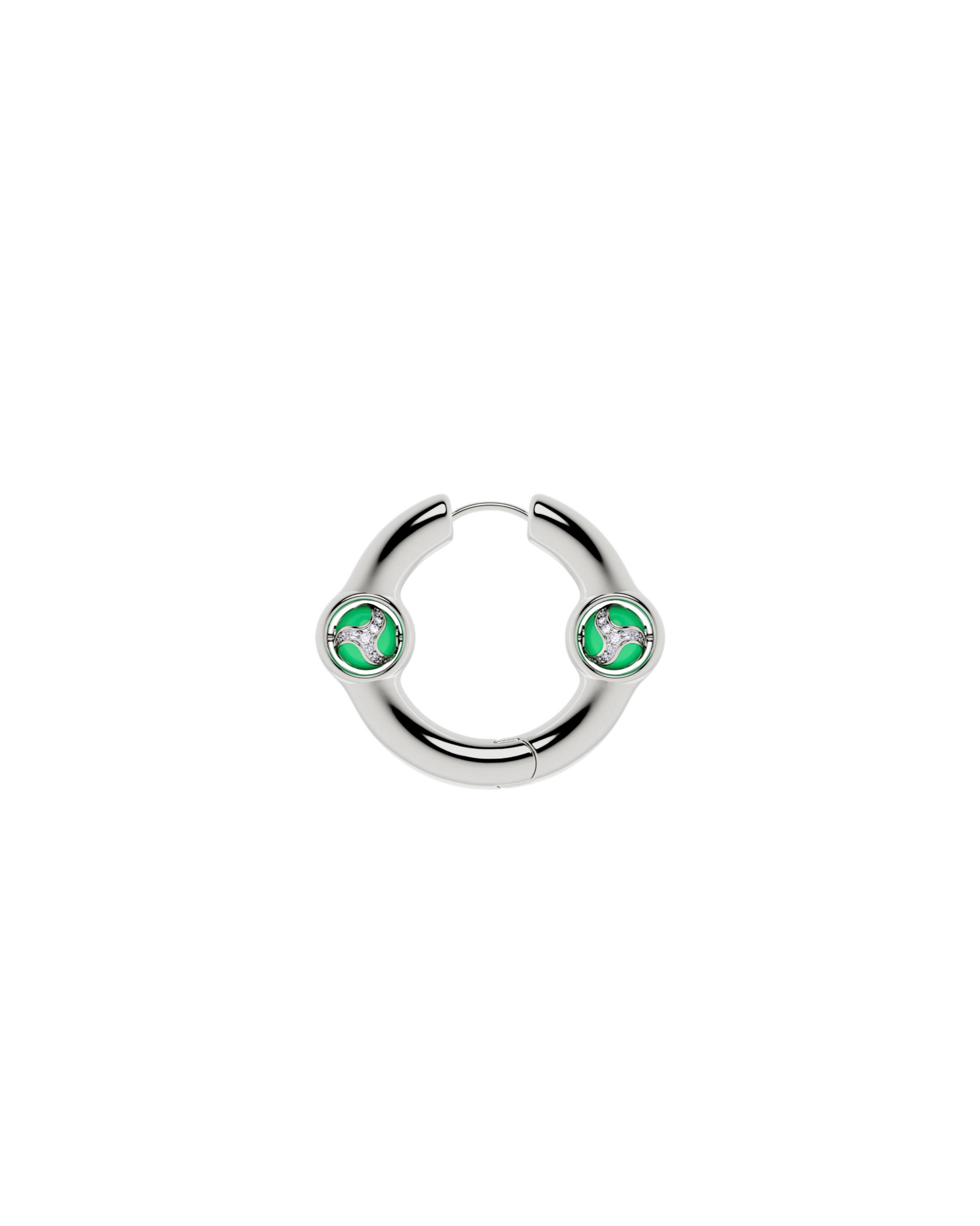 Portal Of Joy Earrings Green Small