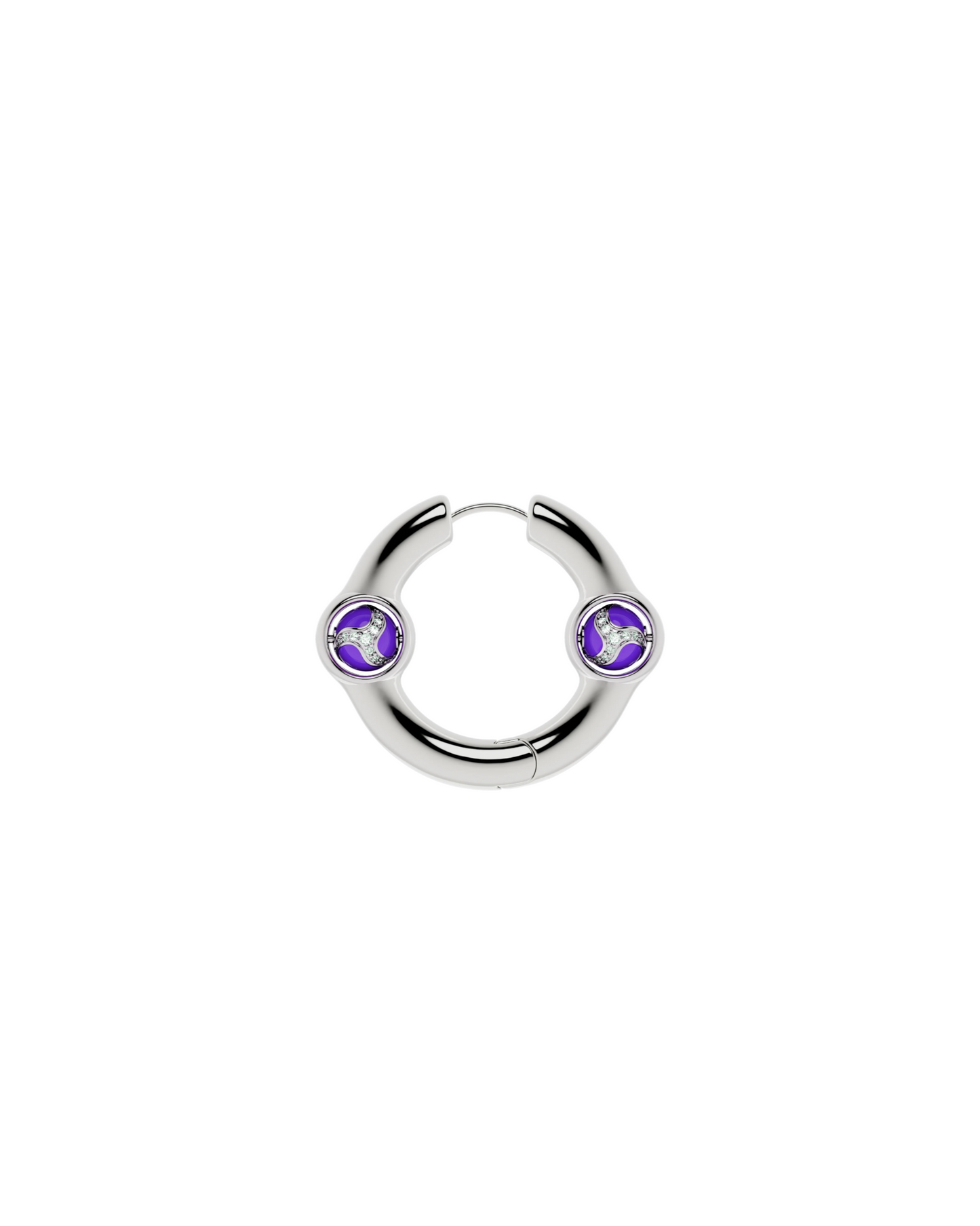 Portal Of Joy Earrings Purple Small
