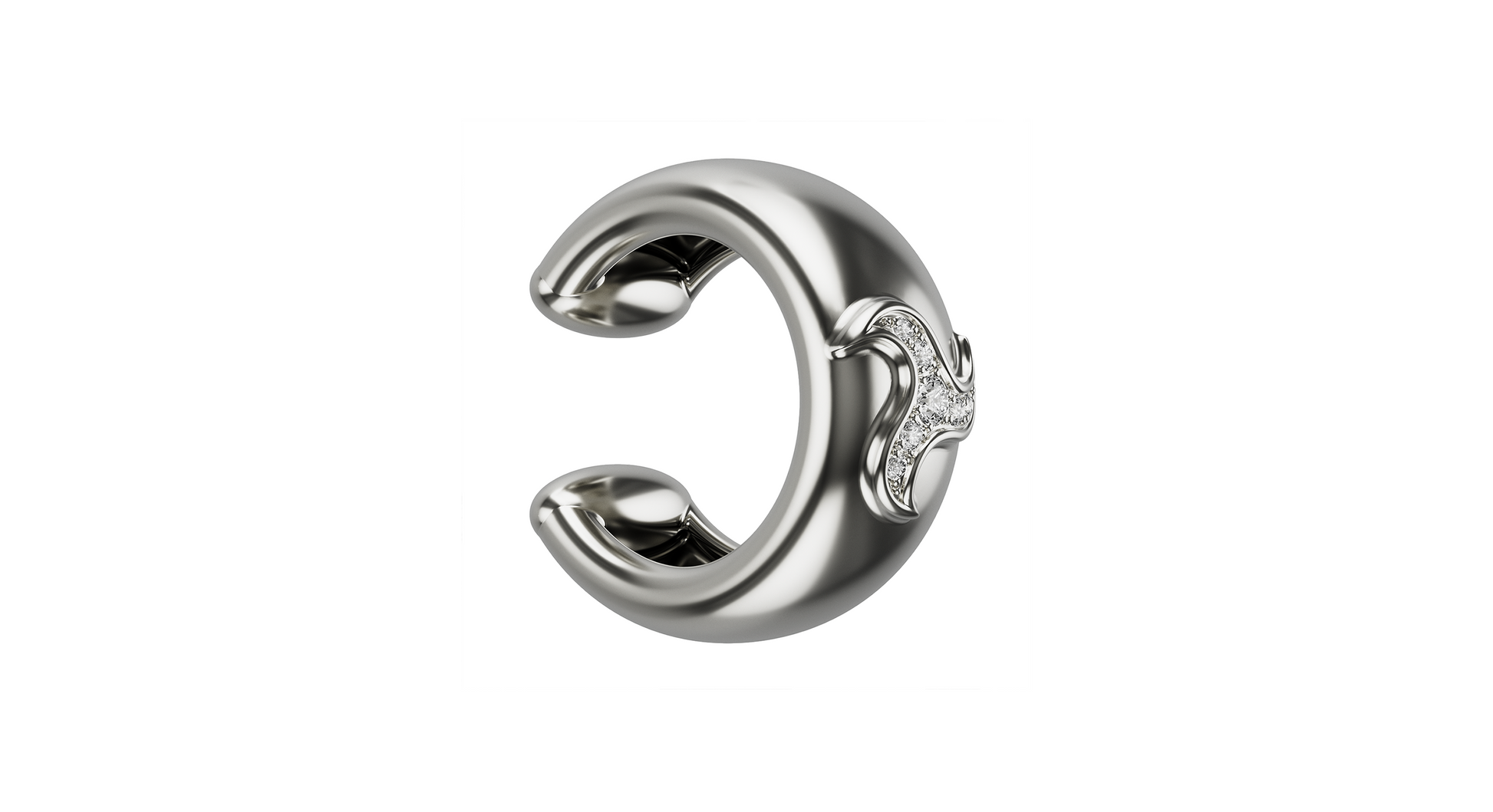 Wheel Of Joy Ear Cuff