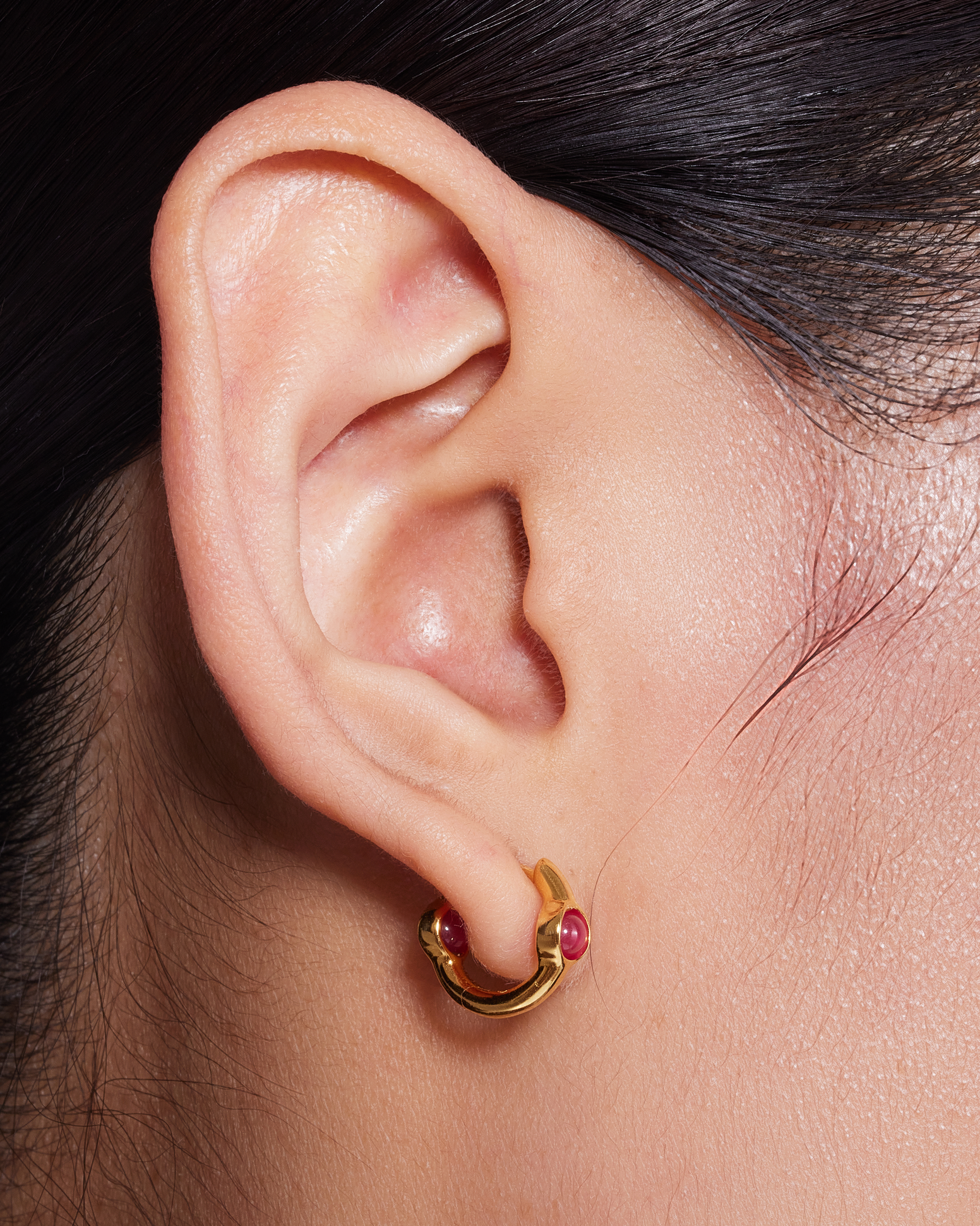 Mini Portal Of Joy Earrings Ruby