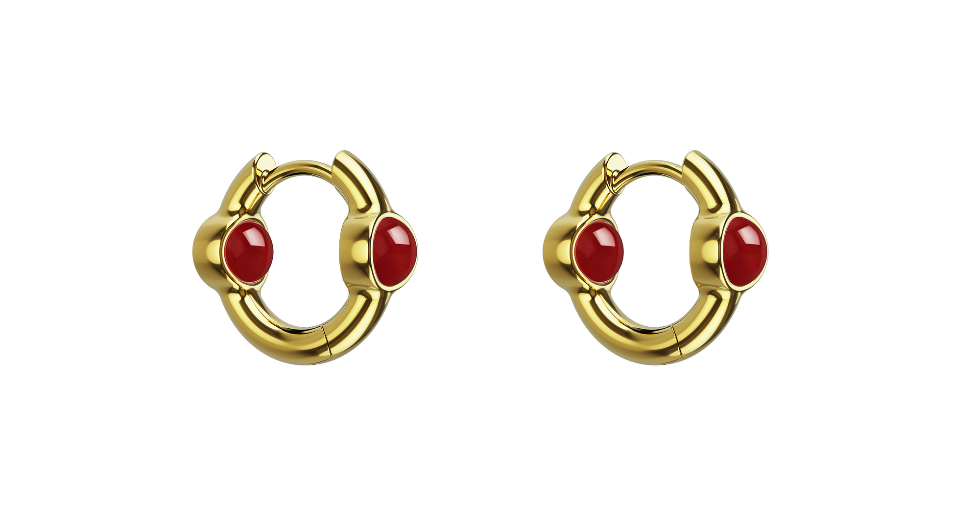 Mini Portal Of Joy Earrings Ruby