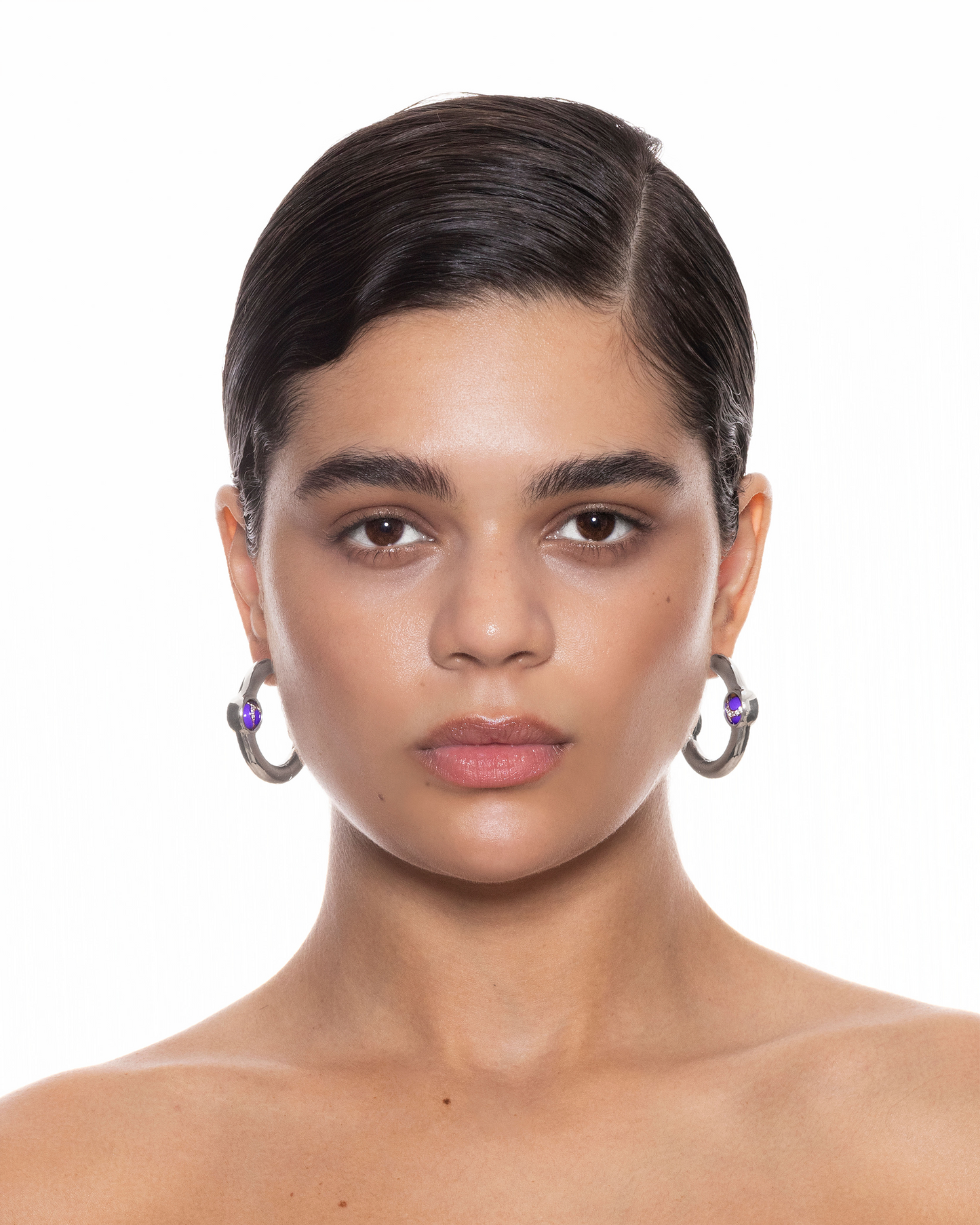 Portal Of Joy Earrings Purple Large