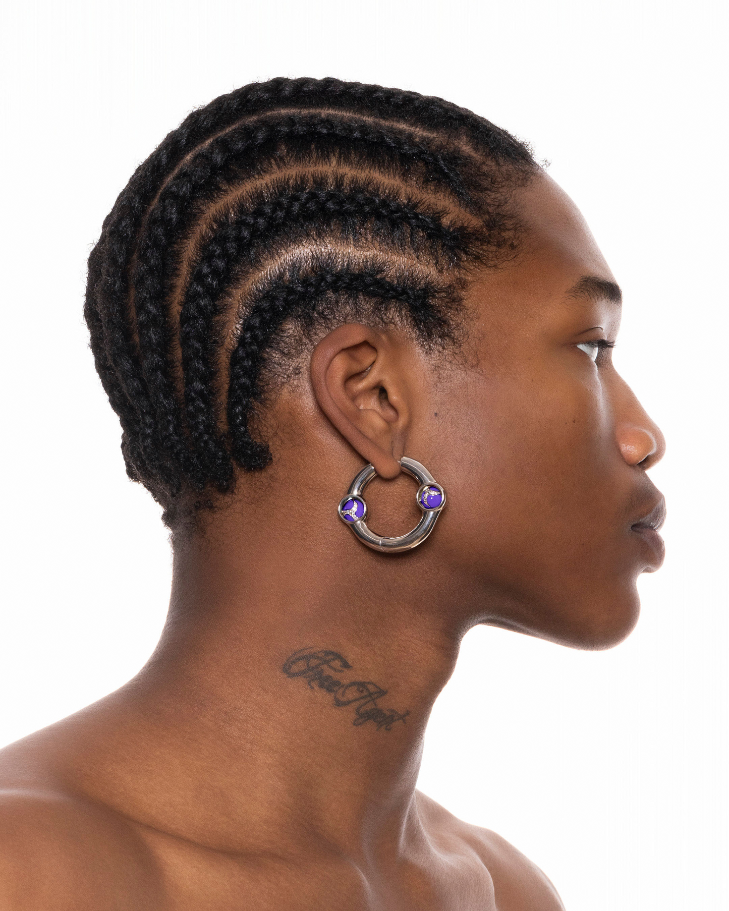 Portal Of Joy Earrings Purple Large