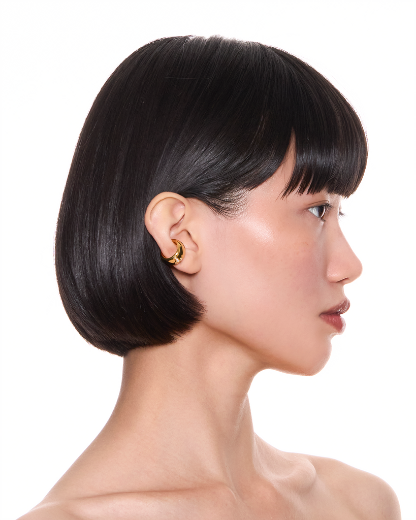 Wheel Of Joy Ear Cuff Gold