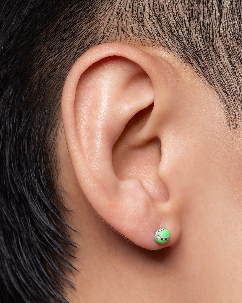 Dragon Ball Ear Stud Green