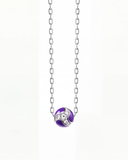 111 Dragon Ball Necklace —Purple