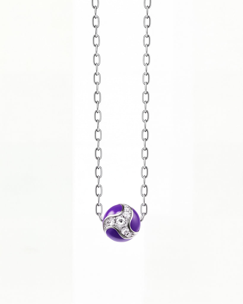 111 Dragon Ball Necklace —Purple