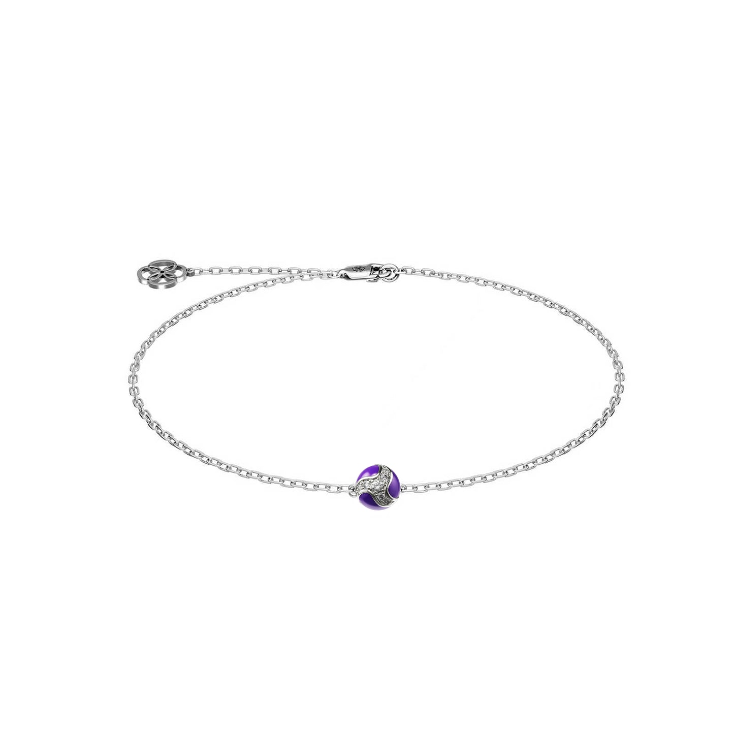 111 Dragon Ball Bracelet Purple