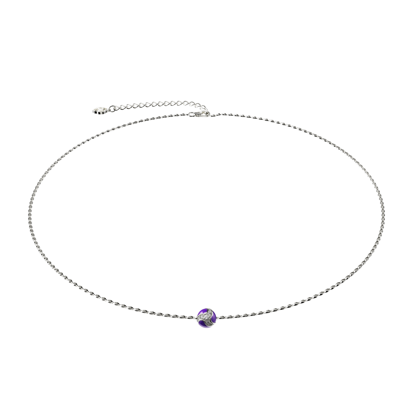 111 Dragon Ball Necklace Purple