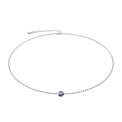 111 Dragon Ball Necklace Purple