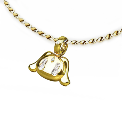 Tiny Buda Pendant Gold
