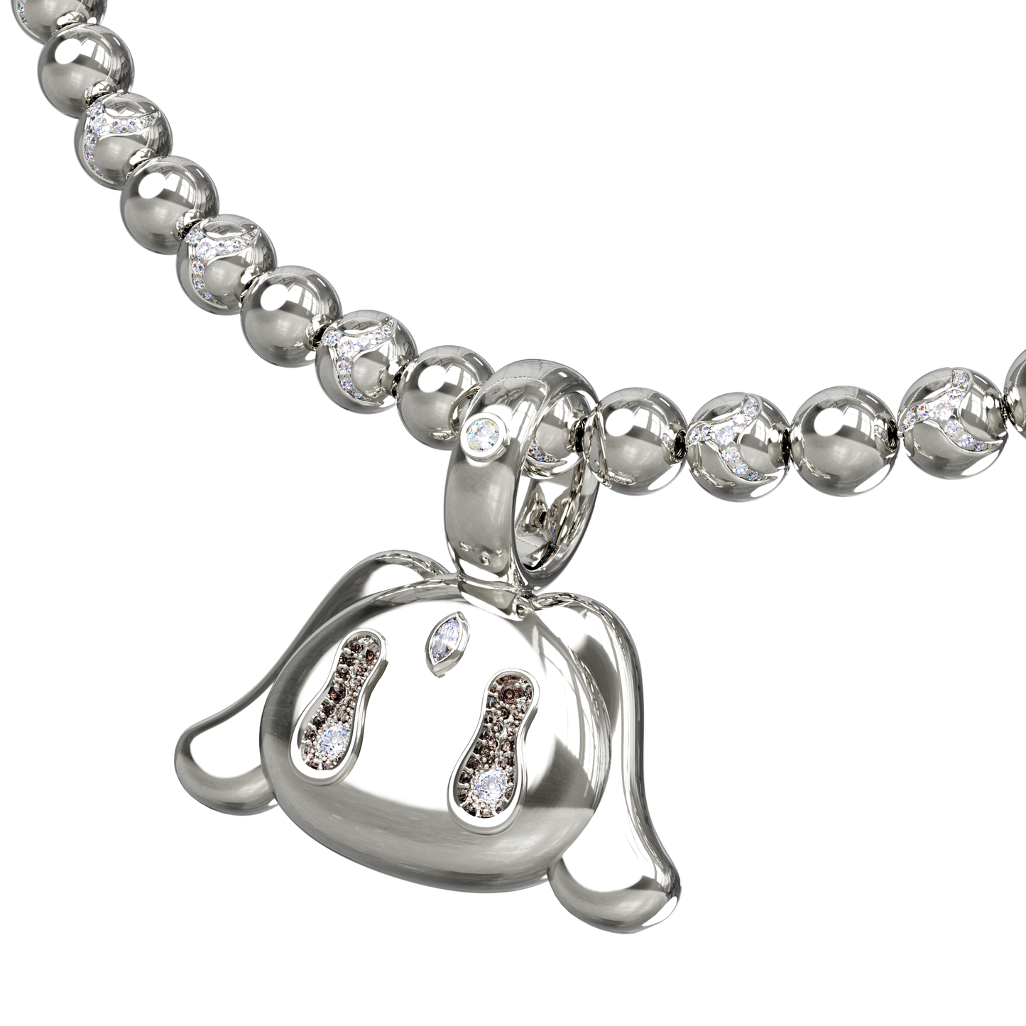 Buda Pendant — Silver — Medium