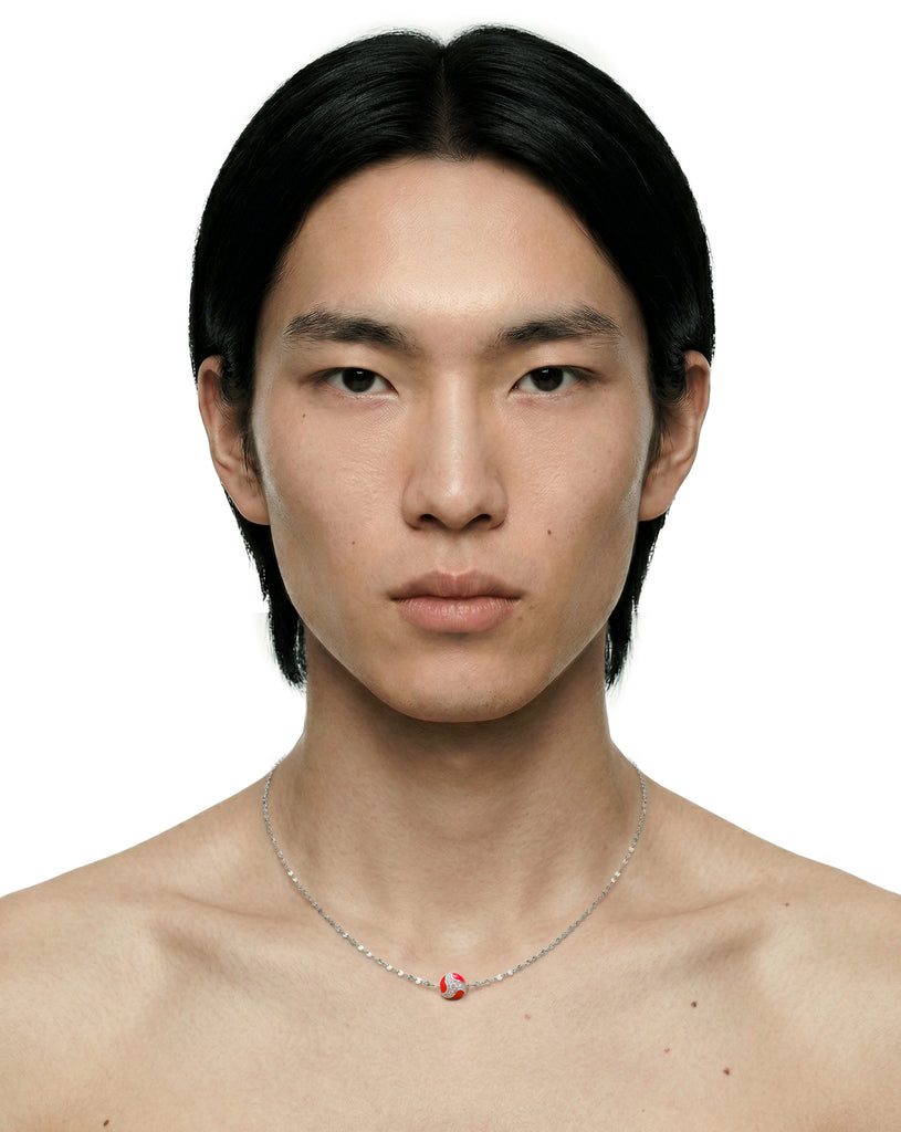 111 Dragon Ball Necklace — Red