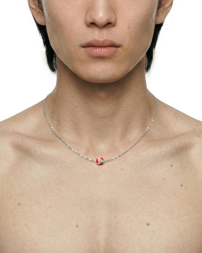 111 Dragon Ball Necklace — Red
