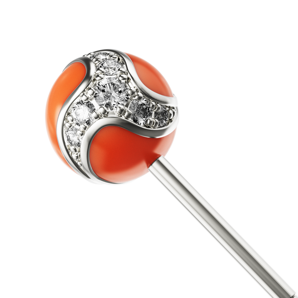 Dragon Ball Ear Stud Orange