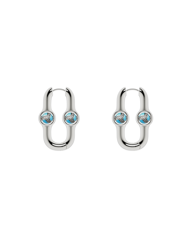 Gate Of Joy Earrings Blue Small