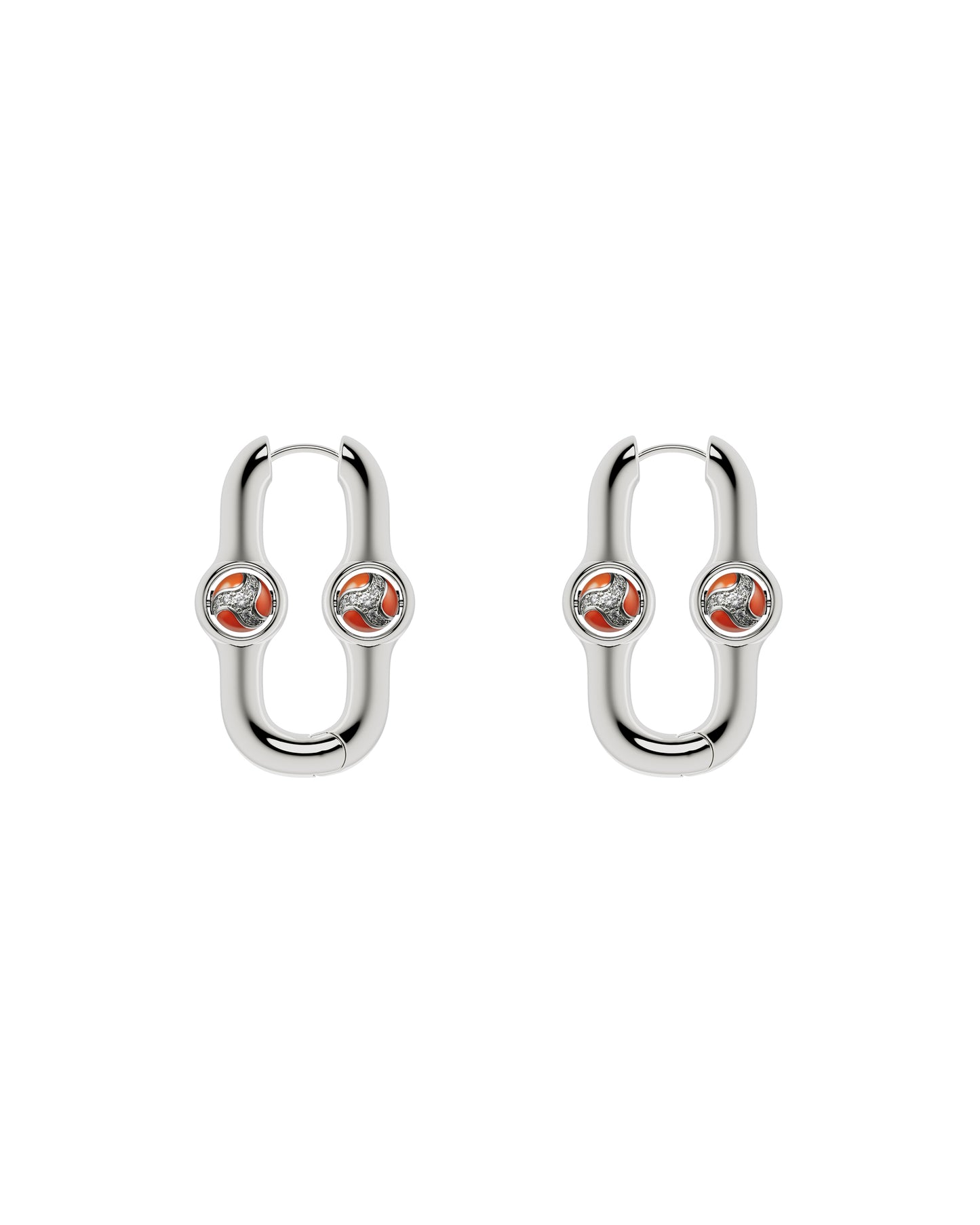 Gate Of Joy Earrings Orange Small