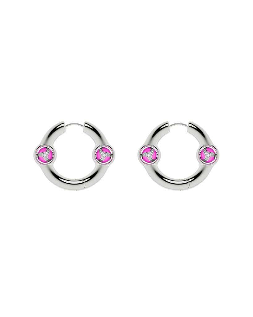 Portal Of Joy Earrings Pink Small